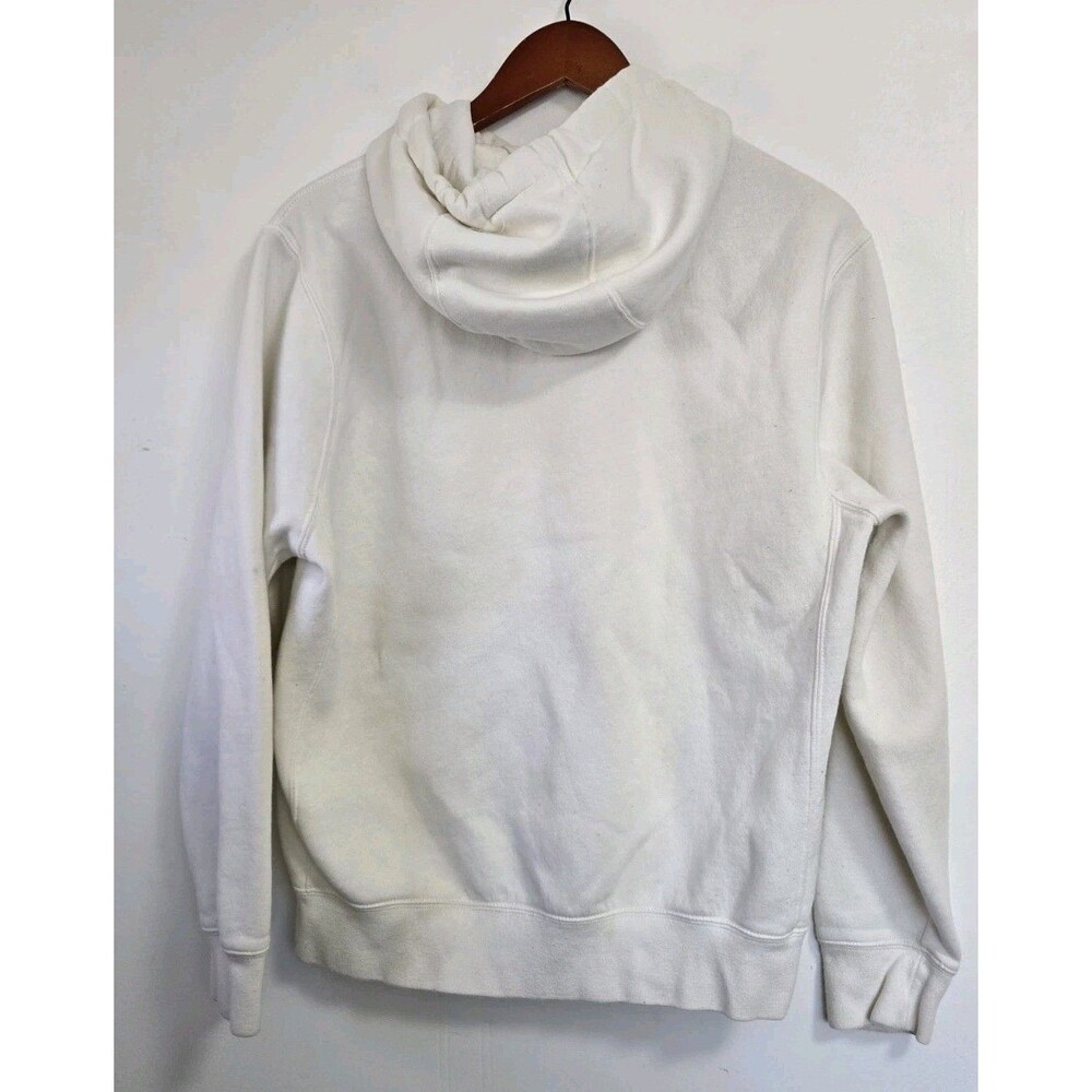 Nike Hoodie Mens White Size S Club Pullover Sweat Shirt BV2654-100 Athletic - Picture 5 of 7